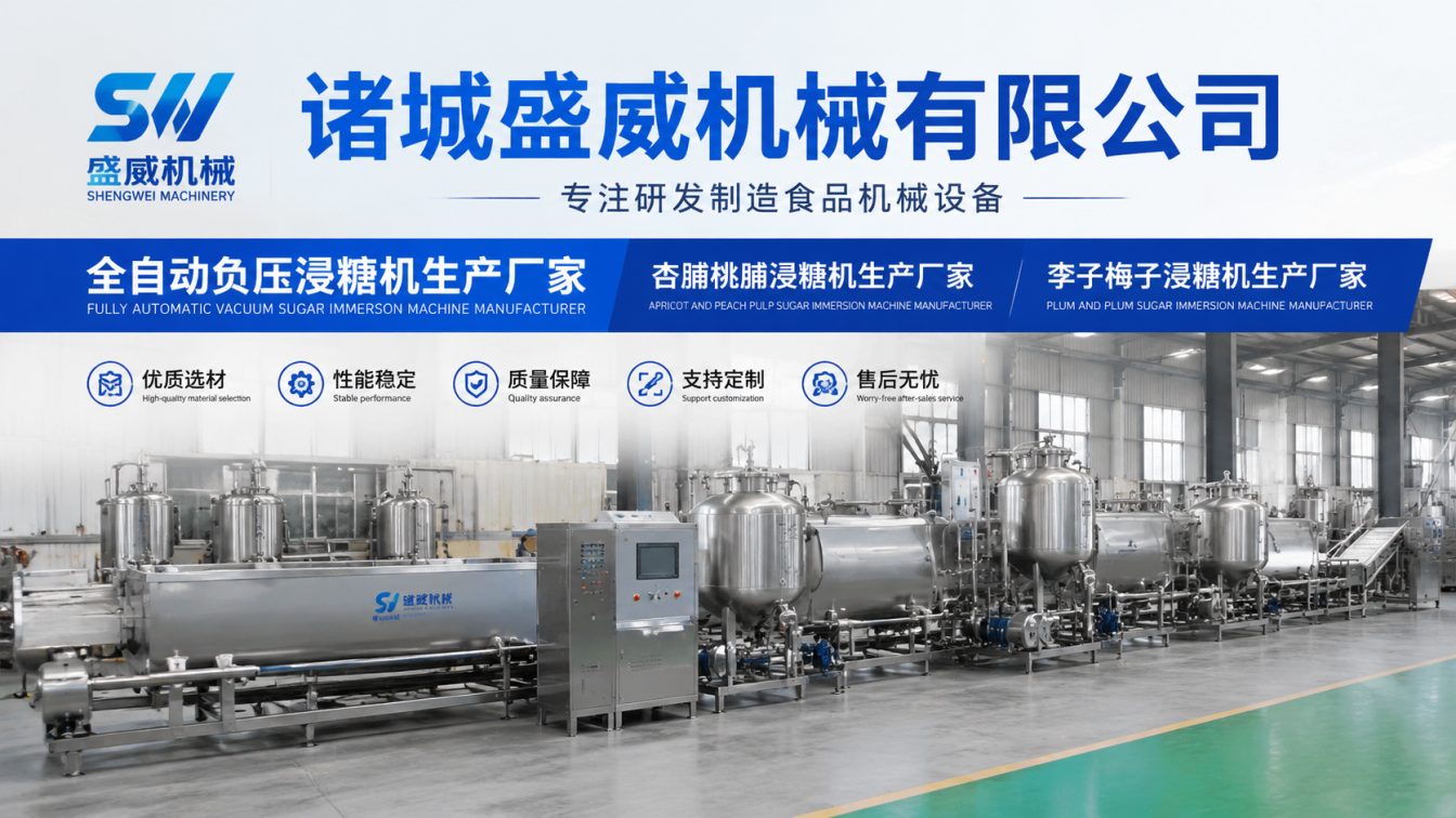 宁德为果脯加工提供负压浸糖方案